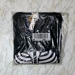 Victoria's Secret PINK Thermal Sleep One Piece Pajama HALLOWEEN Skeleton NWT